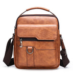 Khaki vertical large bag