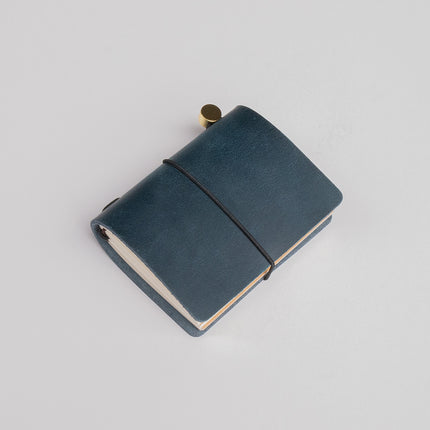 Wholesale Mini Retro Handbook New Notebook Traveler Crazy Horse Leather Portable Small Diary Customizable