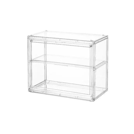 Multifunctional Wall-Mountable and Stackable Magnetic Suction Figure Blind Box High-Transparent Display Cabinet Cosmetics Dust-Proof Storage Box