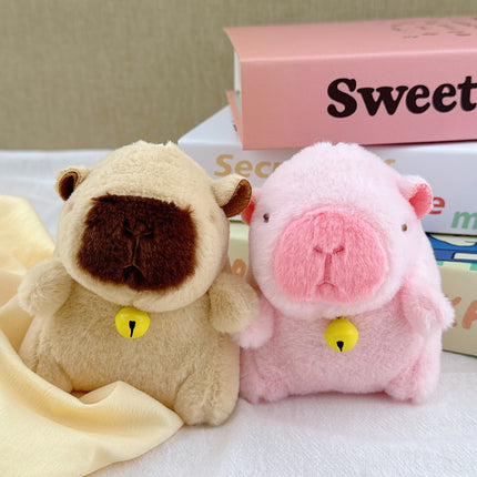 Internet Popular Cute Cute Cappibala Pendant Plush Toy Doll Capybara Bag Pendant Keychain Doll Doll