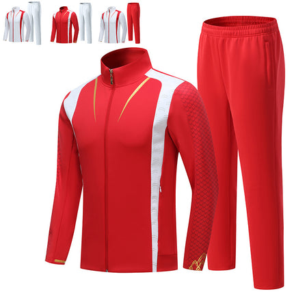 Chinese Team Sportswear Suit Long-Sleeved Jacket Men's and Women's Martial Arts Custom Training Uniforms Coach Uniforms Appearance Uniforms Autumn Winter Spring