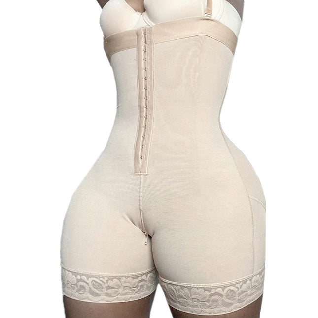 Cross-border source Panties butt lifter shapewear one-piece Fajas crotch zipper large size hip pants