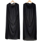 Single layer black hooded / 80 CM