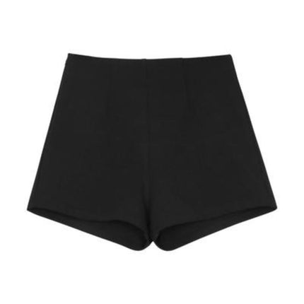 Lower Body Missing Leggings for Women, Spring and Summer New High-Waisted Straight Anti-Exposure Casual Shorts A-Line Hot Pants