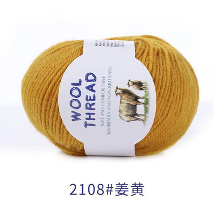 Cross-Border Wholesale Merino Wool Thread Handmade Stick Needle Hand Knitted Sweater Wool Pants Jacket Hat Scarf Shawl Thread