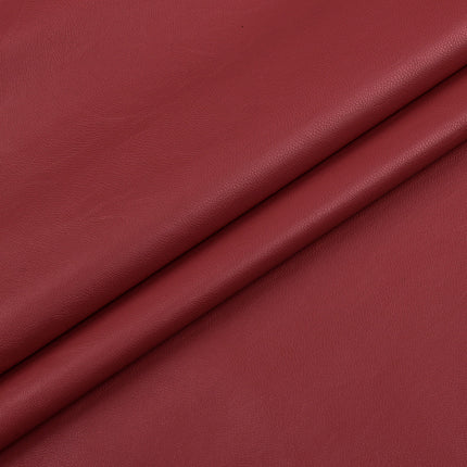 Elastic Pu Soft Leather Fabric with Fine Grain for Bags and Shoes, Flat Elastic Clothing Material, Plain Weave Garment Accessories for Cross-Border Trade