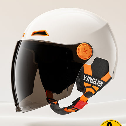[Aerozen1.0 Helmet] Women's Electric Bike Helmet with 3C Certification, Men's Half Helmet for Motorcycle Riding, Starry Sky Edition