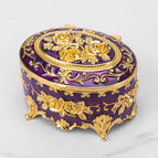Oval-gold purple