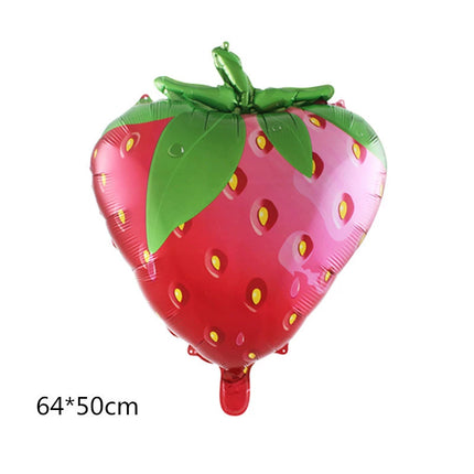 Large Fruit Shape Aluminum Film Balloon Hawaiian Style Glasses Fruit Birthday Party Party Decoration Balloon