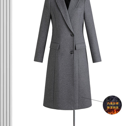 Sales Department work clothes coat female winter professional woolen coat bank jewelry store hotel front desk work clothes formal wear