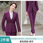Purple suit + pants / S
