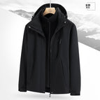 Women's model--black [three-in-one, removable liner] / 3XL