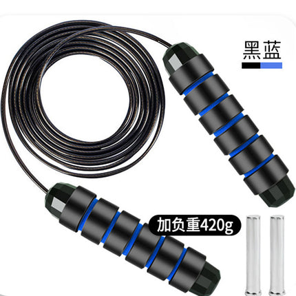 Special Competition Jump Rope for High School Entrance Exams, Steel Wire Rope for Students and Children, Amazon Cross-Border Bestseller, Weighted Bearing Pvc Jump Rope