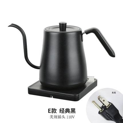 Slender Mouth Electric Household Kettle with Thermometer Coffee Hand Kettle Electric Kettle Electric Coffee Pot