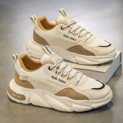 Forrest Gump Men's Shoes Summer Breathable 2025 New Deodorant Mesh Sports Leisure Running Elevated Putian Torre Trendy Shoes