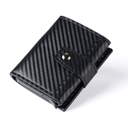 Cross-Border Popular Multi-Card Slot Men's Wallet Automatic Pop-Up Card Holder Unisex Credit Card Holder Card Holder Wholesale Women