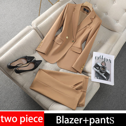 New Orange Professional Small Suit Jacket High-grade Suit suit Suit Spring and Autumn Short Skirt Small Hugh