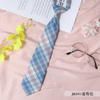 JK051 blue and pink tie