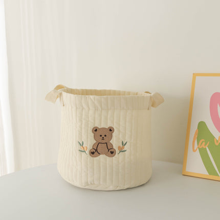 Ins Storage Basket Baby Diaper Clothes Toy Fixing Bag Bedding Storage Multi-use Storage Bag