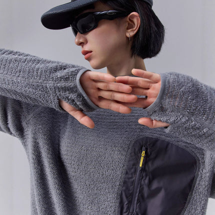 Mr. Song's Original Chinese-Style Outdoor Ultra-Light, Heat-Retaining, Breathable, Loose-Fitting Hooded Base Layer Shirt for Men and Women Ow5213