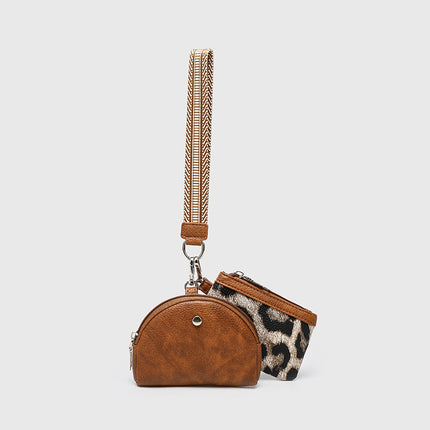 Lu Same Style Wrist Bag Portable Card Holder Bank Card Mini Waterproof Multi-Functional Change Cosmetics Bag Car Key Bag