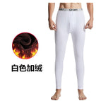 X-men's long johns) white-thin brushed / M