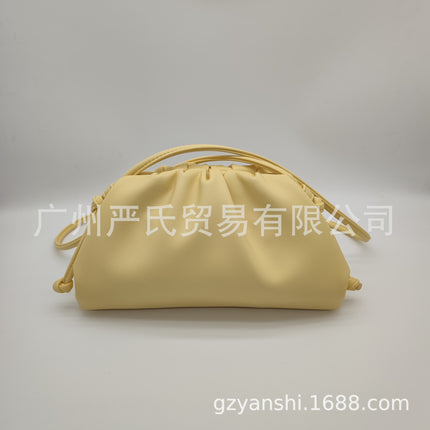 2022 New Cloud Bag Cross-border Women's Bag Pleated Dumpling Bag Autumn and Winter Fashion Shoulder Crossbody Bag Handbag Women's Bag