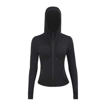 Lulu Original Label Define Yoga Wear Hooded Jacket Jacket Top Breathable Sports Fitness Wear Spring & Fall Women's