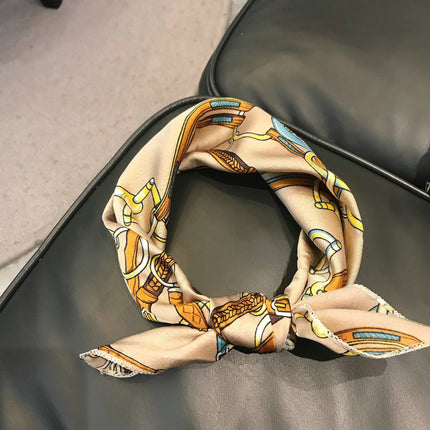 Explosions Spring and Summer 50x 50cm Small Square Scarf Women's Scarf South Korea Professional Small Scarf Varied Decorative Printed Scarf