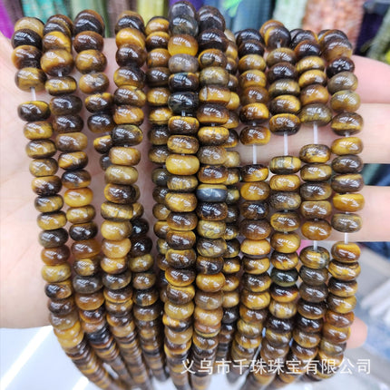 5X8Mm Natural Stone Agate Spacer Beads Abacus Beads Spacer Beads Loose Beads Handmade DIY Necklace Bracelet Jewelry Batch