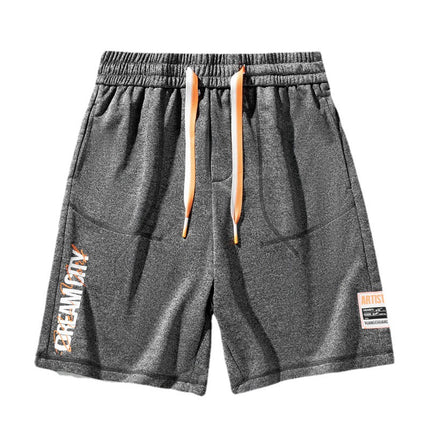 Net Red Cotton Knitted Shorts Summer Men's Japanese Style Fashion Casual All-match Running Shorts Men's Pants