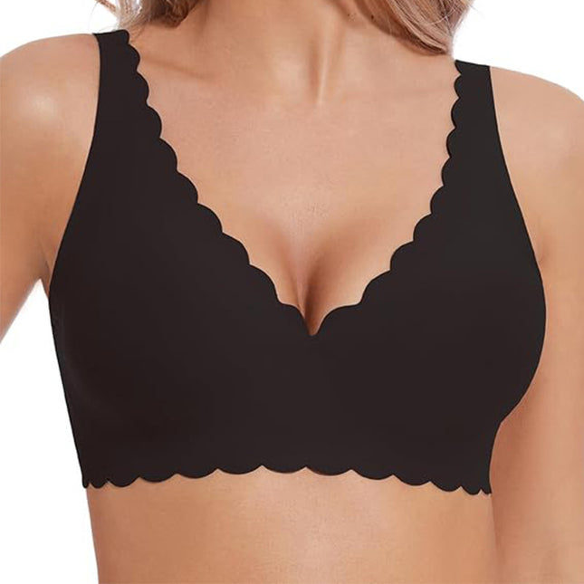 Amazon cross-border European and American explosions seamless jelly underwear outside single comfortable bra independent station English standard foreign trade