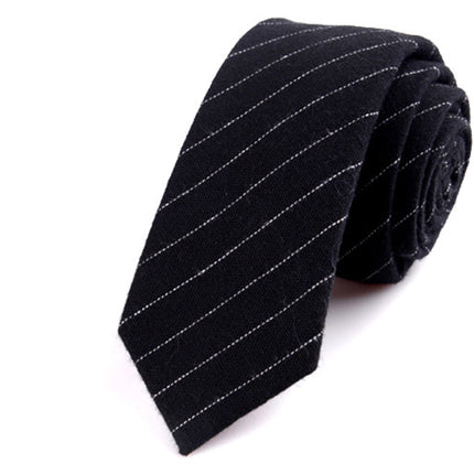 Korean Style Groom Best Man Casual Fashion Tie Groom Tie Men's Business Cotton Tie Men's Printed Tie