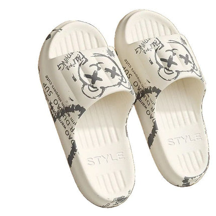 Deodorant Men's Slippers Summer Bathroom Couple Home Indoor and Outdoor Wear Bathing Non-Slip Wear-Resistant Slippers Women's Slippers