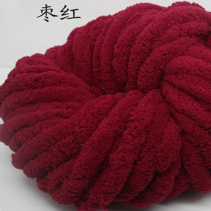 Cat Tail Extra Thick Ice Line Finger Knitting Scarf DIY Blanket Cat Nest Cushion Extra Thick Wool Ball