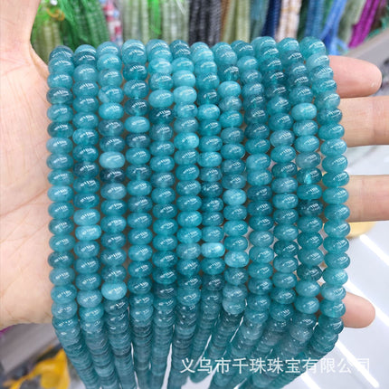 5X8Mm Natural Stone Agate Spacer Beads Abacus Beads Spacer Beads Loose Beads Handmade DIY Necklace Bracelet Jewelry Batch