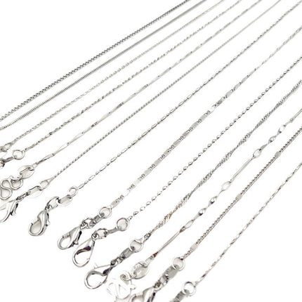 silver necklace wholesale non-fading ladies clavosin chain Joker simple pendant chain with chain niche jewelry