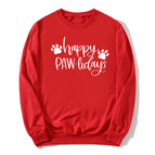 round neck red / S
