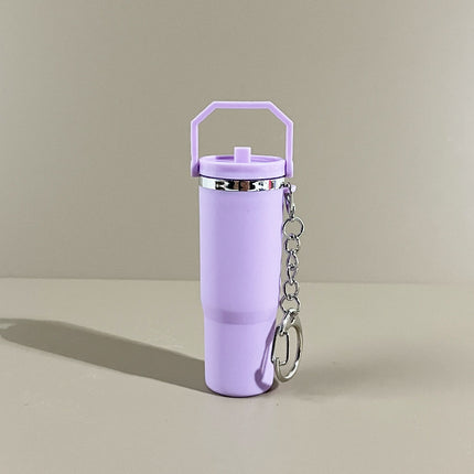 Cross-border New Product Stanley Stanley Keychain Pendant Ice Cup Keychain Can Hold Lipstick Backpack Hanging