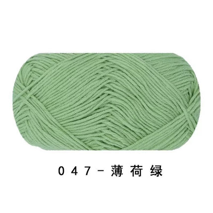 Ruyi Bird Four-Strand Combed Milk Cotton 40g DIY Handmade Crochet Doll Wholesale Wool Ball Ready Stock