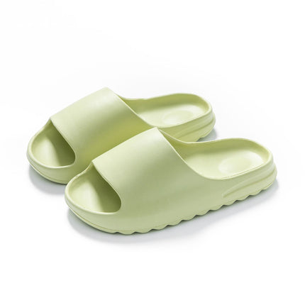 Sandals and Slippers Women's Thick-soled Simple Summer Indoor Silent Soft-soled Bathroom Bath Wear-resistant Couple's Outer Wear Men's Slippers