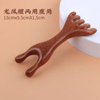 [longfengtan] dual-purpose antler massage comb 1 pack