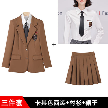Autumn Clothes Kindergarten Teachers Garden Clothes Work Clothes College Style Fashion Temperament Uniform Kindergarten Teachers Business Clothes Suit suit