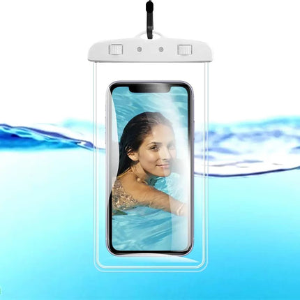 Mobile Phone Waterproof Bag with Touch Screen for Swimming, Special for Taking Pictures, Diving and Rafting Equipment, Transparent Sealed Waterproof Mobile Phone Case