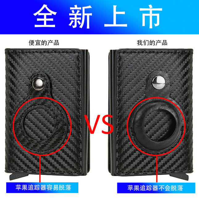Amazon New Airtag Locator Card Holder Credit Card Holder Wallet RFID Apple Tracker Case