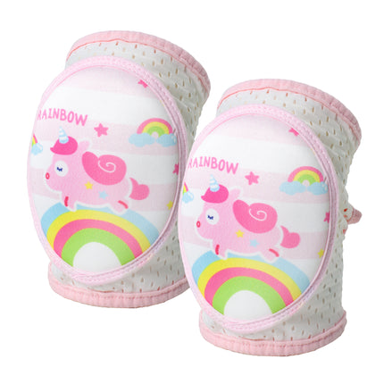 Children's knee pad adjustable elbow pad infant crawling protective gear toddler anti-fall artifact mesh breathable knee pad cover
