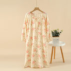 Lace-up dress flower memory / M
