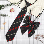 Dark blue parallel bars small crown (tie collar flower)