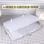 High-end transparent color multifunctional storage box (storage + storage rack)