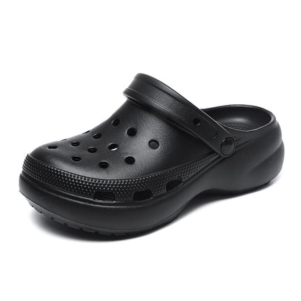 Croos Crocs Crocs Puff Sandals Slippers Thick-Soled Non-Slip Women's Shoes Outdoor Fashion Women's Beach Shoes